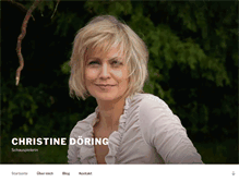 Tablet Screenshot of christinedoering.com